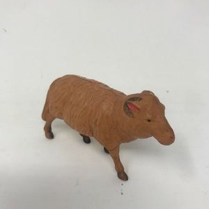 Vintage Nativity Sheep  Hollow Celluloid Putz
